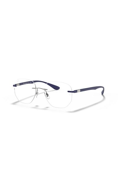 Ray-Ban Ray Ban Vista Unisex Irregular Eyeglasses- Rb 8766 - Lense Size:51mm - Silver