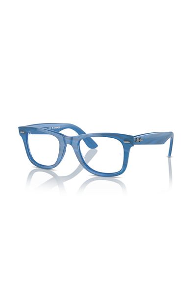 Ray-Ban Glasses Frame Model O;ray Ban;4340v, 50, 8384 Photo Striped Blue For Unisex
