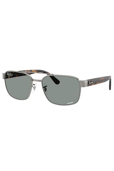 Ray-Ban Ray Ban Unisex Square Sunglasses- Rb 3751ch - Lense Size:58mm - Gunmetal