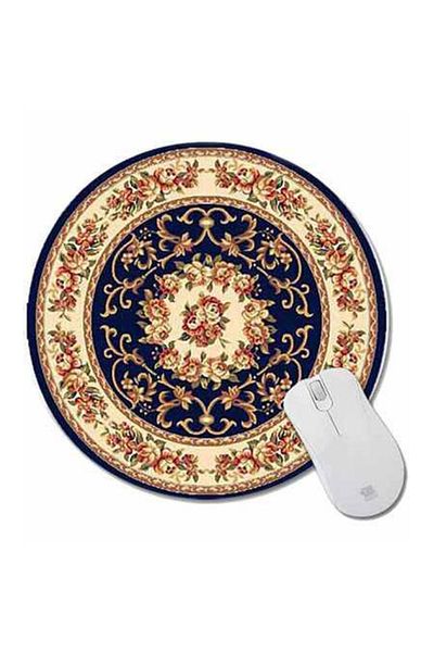 Generic Non-Slip Rubber 3D Round Mouse Pad 01