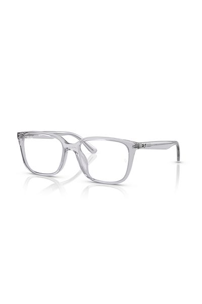 Ray-Ban Ray Ban Vista Unisex Square Eyeglasses- Rb 7248d - Lense Size:55mm - Transparent Light Grey