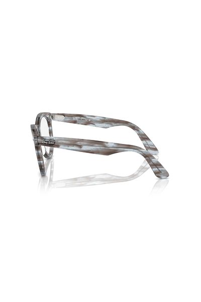 Ray-Ban Ray Ban Vista Unisex Oval Eyeglasses- Rb 2241v - Lense Size:51mm - Striped Transparent Blu