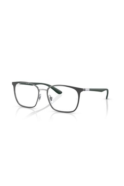 Ray-Ban Ray Ban Vista Unisex Square Eyeglasses- Rb 6486 - Lense Size:52mm - Grey On Silver