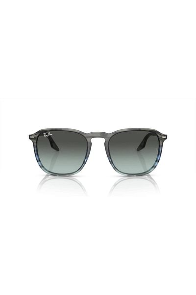Ray-Ban Ray Ban Unisex Square Sunglasses- Rb 2203 - Lense Size:52mm - Striped Gray Gradient Blue