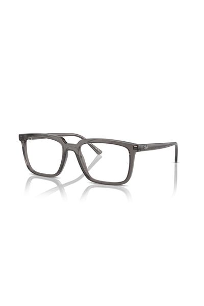 Ray-Ban Ray Ban Vista Unisex Rectangular Eyeglasses- Rb 7239 - Lense Size:52mm - Opal Dark Grey
