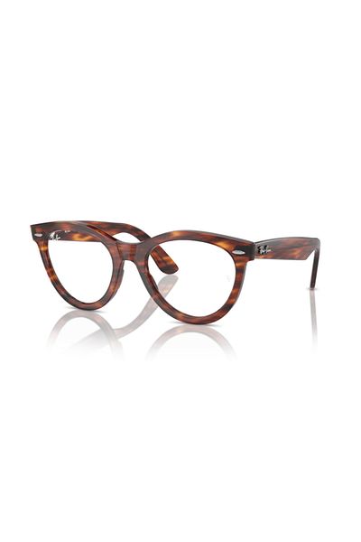 Ray-Ban Ray Ban Vista Unisex Oval Eyeglasses- Rb 2241v - Lense Size:51mm - Striped Havana