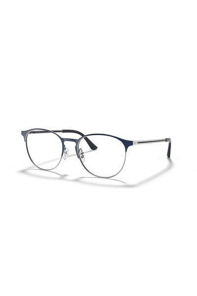 Ray-Ban Ray Ban Vista Unisex Phantos Eyeglasses- Rb 6375 - Lense Size:53mm - Blue On Gunmetal