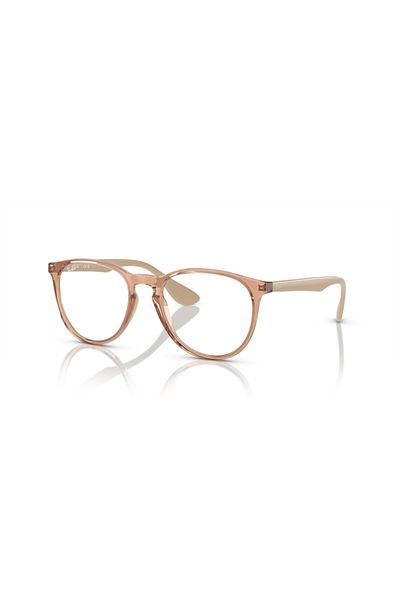 Ray-Ban Ray Ban Vista Woman Phantos Eyeglasses- Rb 7046 - Lense Size:51mm - Transparent Brown
