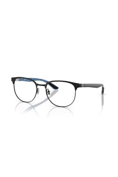 Ray-Ban Ray Ban Vista Unisex Irregular Eyeglasses- Rb 8422 - Lense Size:52mm - Matte Black On Black