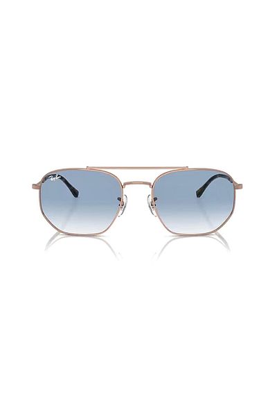 Ray-Ban Ray Ban Unisex Irregular Sunglasses- Rb 3707 - Lense Size:57mm - Rose Gold
