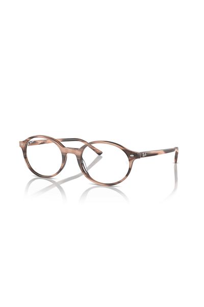 Ray-Ban Ray Ban Vista Unisex Oval Eyeglasses- Rb 5429 - Lense Size:51mm - Striped Pink