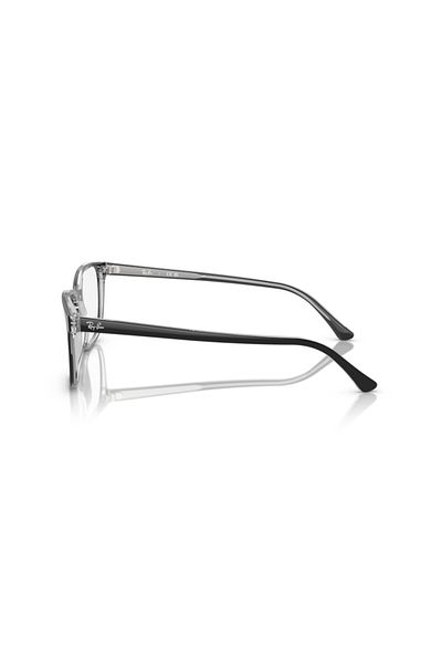 Ray-Ban Ray Ban Vista Unisex Square Eyeglasses- Rb 5418 - Lense Size:54mm - Dark Gray On Transparent Gray