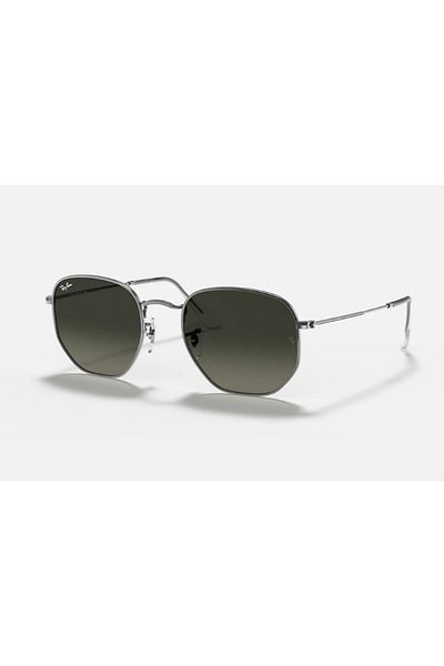 Ray-Ban Ray Ban Unisex Irregular Hexagonal Sunglasses- Rb 3548n - Lense Size:54mm - Gunmetal