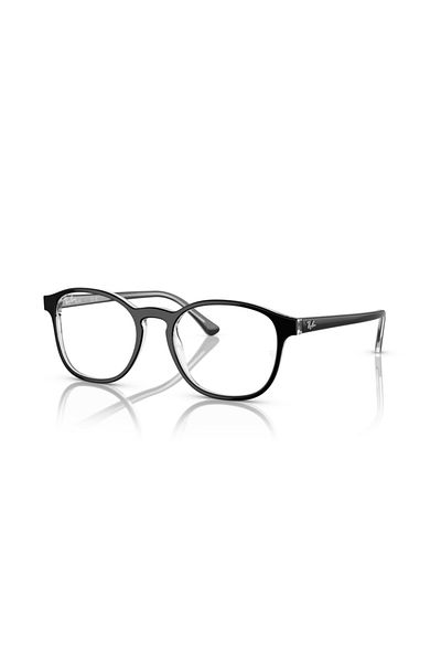 Ray-Ban Ray Ban Vista Unisex Phantos Eyeglasses- Rb 5417 - Lense Size:52mm - Black On Trasparent