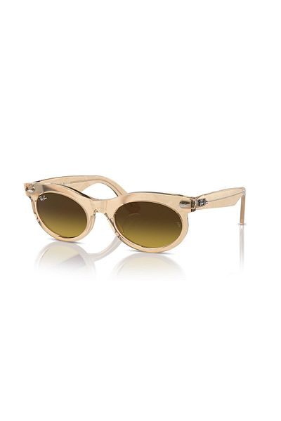Ray-Ban Ray Ban Unisex Oval Wayfarer Oval Sunglasses- Rb 2242 - Lense Size:53mm - Photo Waves Brown