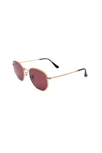 Ray-Ban Ray Ban Unisex Irregular Hexagonal Sunglasses- Rb 3548n - Lense Size:51mm - Rose Gold