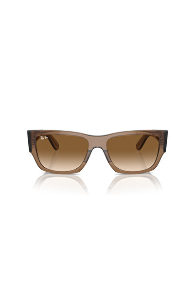 Ray-Ban Ray Ban Unisex Rectangle Carlos Sunglasses- Rb 0947s - Lense Size:56mm - Transparent Light Brown