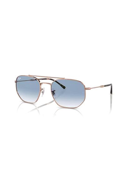 Ray-Ban Ray Ban Unisex Irregular Sunglasses- Rb 3707 - Lense Size:57mm - Rose Gold