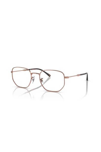 Ray-Ban Ray Ban Vista Unisex Irregular Eyeglasses- Rb 6496 - Lense Size:51mm - Rose Gold