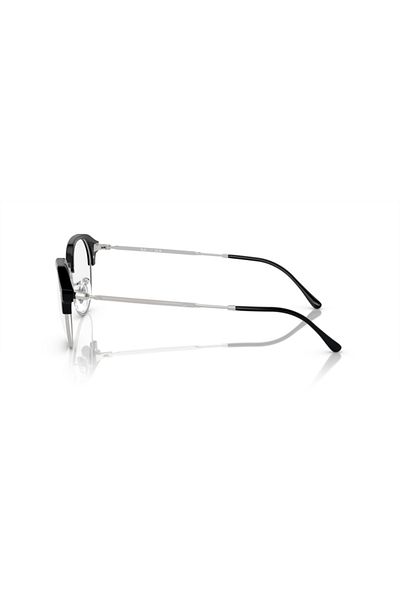 Ray-Ban Ray Ban Vista Unisex Irregular Eyeglasses- Rb 7229 - Lense Size:51mm - Black On Silver