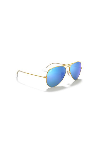 Ray-Ban Ray Ban Unisex Pilot Aviator Large Metal Sunglasses- Rb 3025 - Lense Size:62mm - Matte Arista