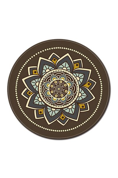 Generic وسادة ماوس دائرية ثلاثية الأبعاد مطاطية غير قابلة للانزلاق 09
