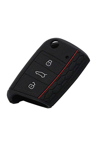 Generic غطاء سيليكون لمفتاح سيارة سكودا