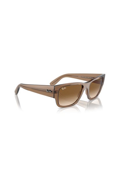 Ray-Ban Ray Ban Unisex Rectangle Carlos Sunglasses- Rb 0947s - Lense Size:56mm - Transparent Light Brown