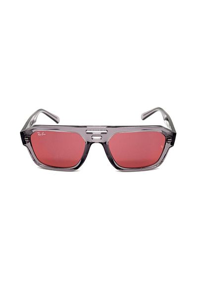 Ray-Ban 0RB4397 6684D054 Unisex Acetate Transparent grey Irregular full frame for Adult