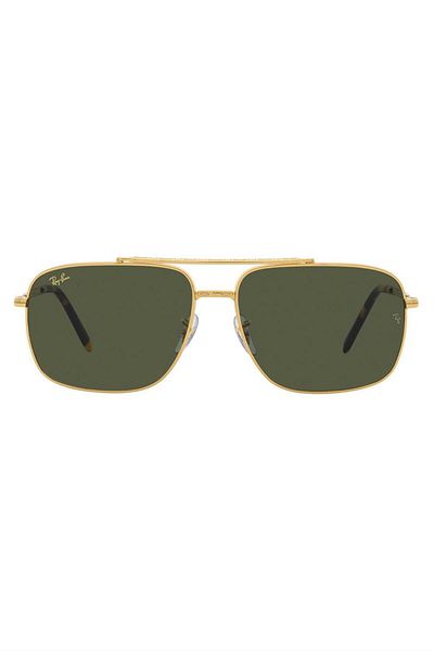 Ray-Ban Ray Ban Unisex Pillow Sunglasses- Rb 3796 - Lense Size:59mm - Legend Gold