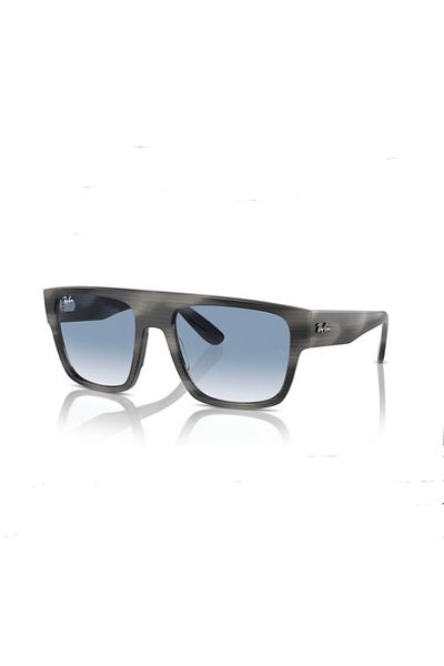Ray-Ban Ray Ban Unisex Square Drifter Sunglasses- Rb 0360s - Lense Size:57mm - Striped Gray