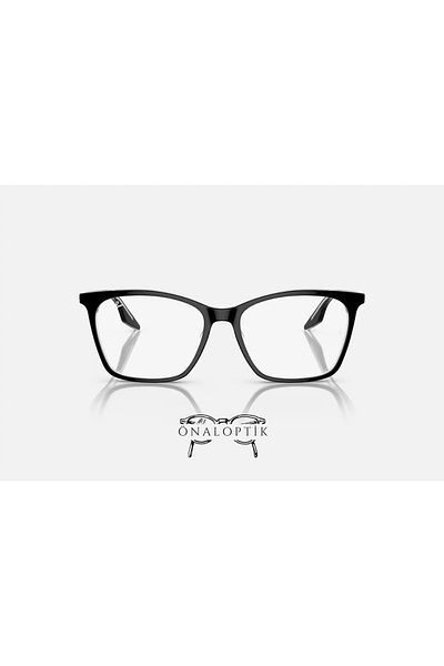 Ray-Ban Ray Ban Vista Woman Cat Eye Eyeglasses- Rb 5422 - Lense Size:52mm - Black On Transparent