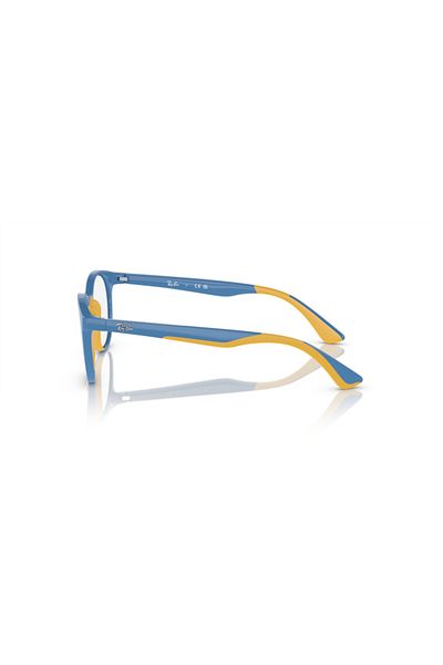 Ray-Ban Ray Ban Jr. Vista Unisex Phantos Eyeglasses- Rb 1628 - Lense Size:48mm - Light Blu On Rubber Yellow