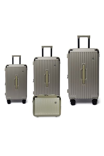D Dive Fiber luggage bags 4 pieces (Light green)