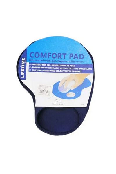 Generic Lifetime Gel Mouse Pad Wriest Support Dark Blue