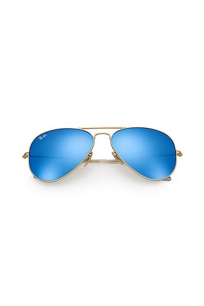 Ray-Ban Ray Ban Unisex Pilot Aviator Large Metal Sunglasses- Rb 3025 - Lense Size:55mm - Matte Arista