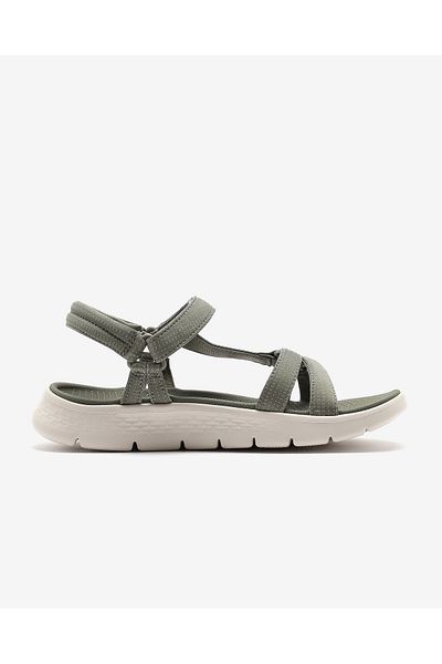 SKECHERS Go Walk Flex Sandal - Sublimated γυναικεία πέδιλα χακί 141451 Olv
