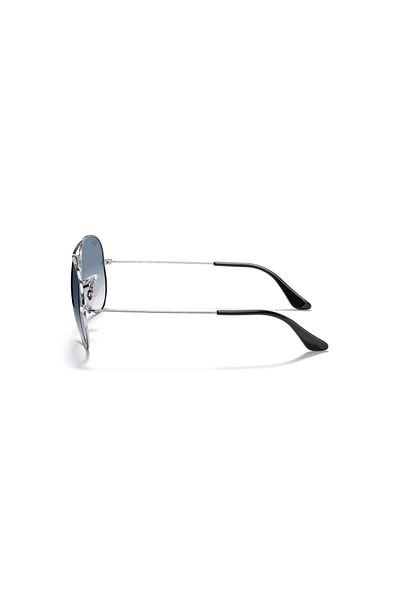 Ray-Ban Ray Ban Unisex Pilot Aviator Large Metal Sunglasses- Rb 3025 - Lense Size:62mm - Silver