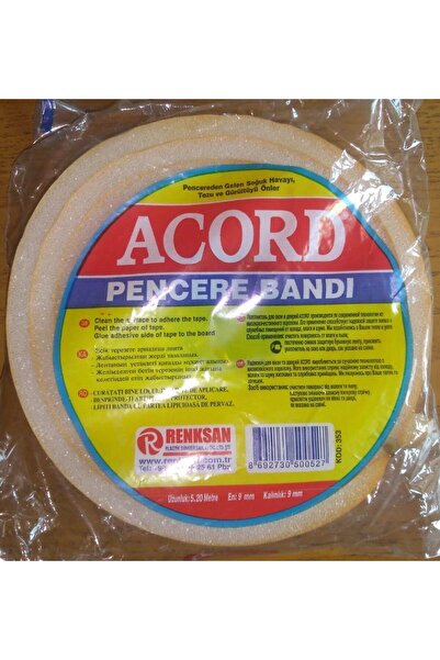 Cegel Ziraat Pencere Süngeri, Bandı, Fitili - Soğuk, Toz Ve Gürültüyü Engeller