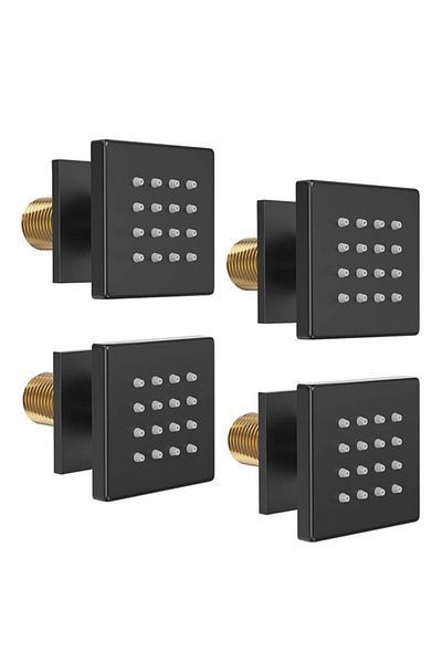 TAI-SAW GET SHOWER OR Black Square Bathroom Shower