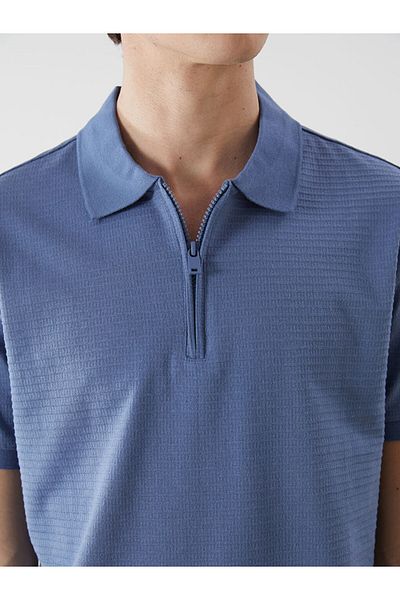 LC Waikiki Tricou XSIDE Indigo Polo Gât pentru bărbați