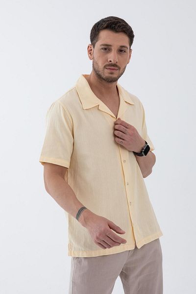 Store Men's 100% Cotton Short Sleeve Shirt - Comfortable and Stylish Design, Summer Fashion