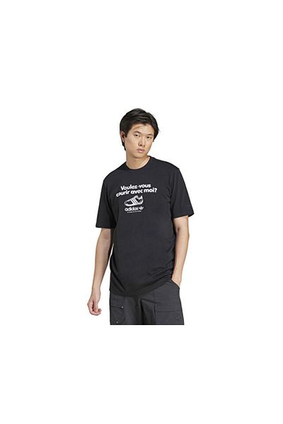 adidas Men's Casual Grfx Tee Black Jc8366