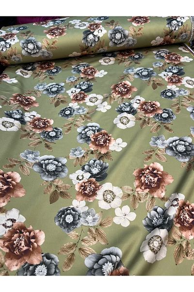 MEKİK MANİFATURA Patterned Kobe Satin Fabric