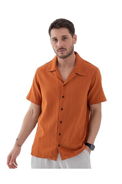 Store Men's 100% Cotton Short Sleeve Shirt - Comfortable and Stylish Design, Summer Fashion