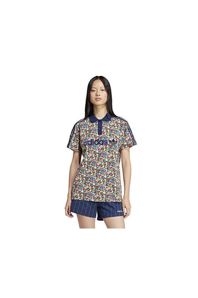adidas Πολύχρωμο μπλουζάκι Liberty Fb - Καρνίλια Casual T-shirt JC7786 Γυναικεία