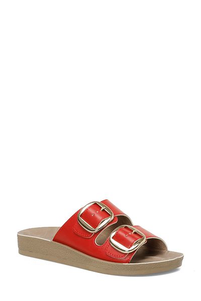 Polaris 401056.Z5Fx Red Women's Slippers