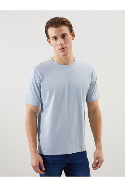 LC Waikiki Ανδρικό T-Shirt LCW Crew Neck χτενισμένο βαμβακερό