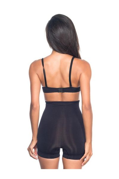 kapsulavm Black 7027 Thin Low Waist Boxer Corset