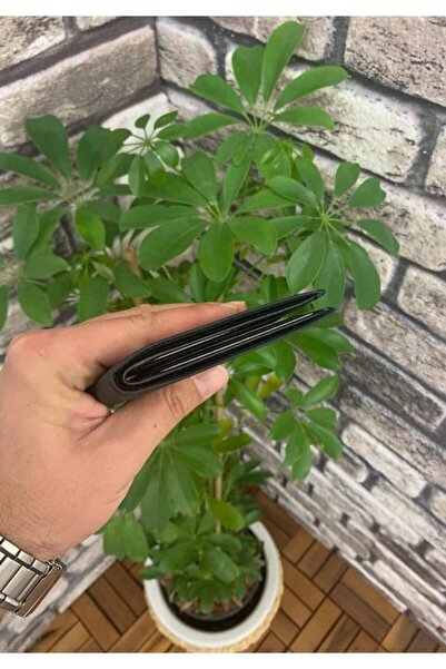GUARD Mat Siyah Klasik Deri Erkek Cüzdanı